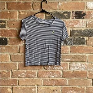 Cropped avocado shirt